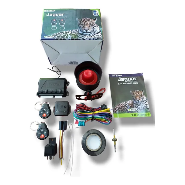 Alarma Con Bluetooth Jaguar Centralizada Kit De Instalación 