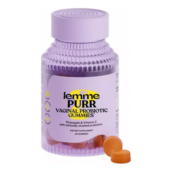 Kardashian Lemme Purr Probióticos Vaginales 60 Gomitas Sabor Piña