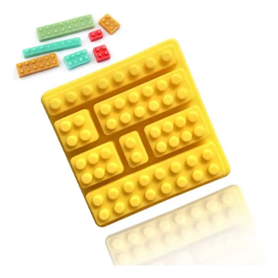 Molde Lego Piezas Encastre Chocolate Vela Cera Yeso Cemento