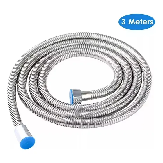 Fc Manguera De Ducha Flexible De Acero Inoxidable, 3 Metros