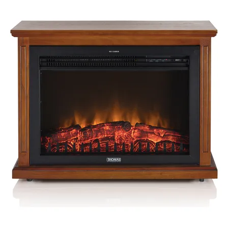 Chimenea Electrica Thomas Th-100 Control Remoto Color Café