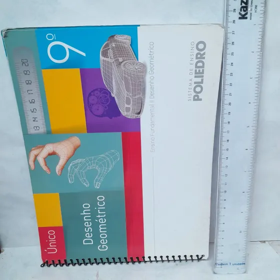 Livro Sistema Poliedro Ensino Fundamental Desenho Geométrico Único    Banh          