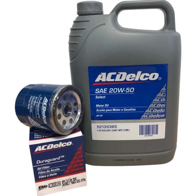 Kit Aceite Motor 20w50 + Filtro Aceite Aveo Optra Cobalt