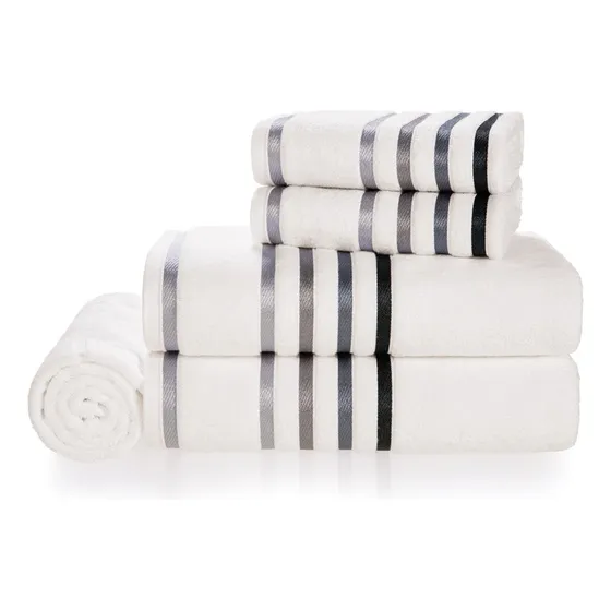 Kit Toalha Banhão/ Banho Lumina Branco Karsten 5 Peças