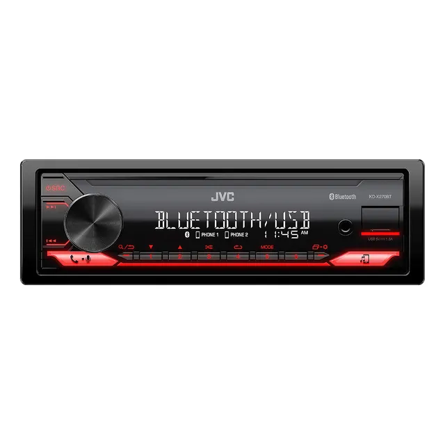 Estéreo De Coche Jvc Kd-x270bt Bluetooth Con Puerto Usb 50 W