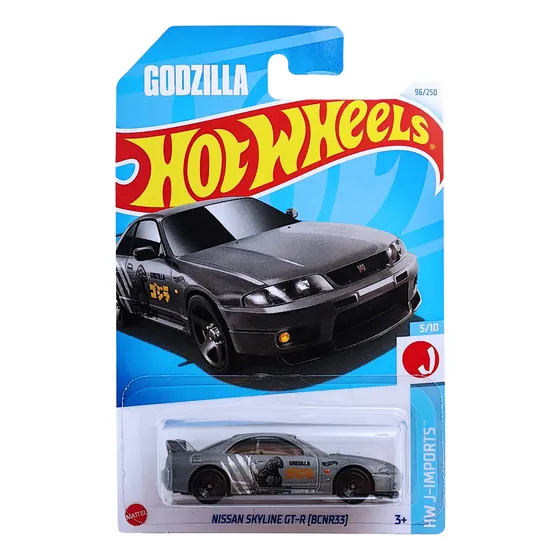 Hot Wheels Nissan Skyline Gt-r [bcnr33] Godzilla 2024 Htd96