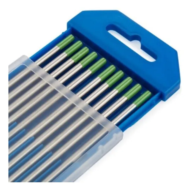 Electrodo Tungsteno Punta Verde (puro) Medida 1/16 Weldtech