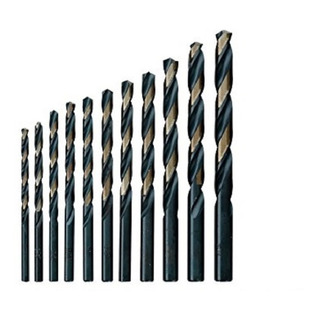Kit Jogo Broca Aço Rapido Cobalto 2mm Até 10mm (10 Peças) Kit Jogo Broca Aço Rapido Cobalto 2mm Até 10mm (10 Peças)