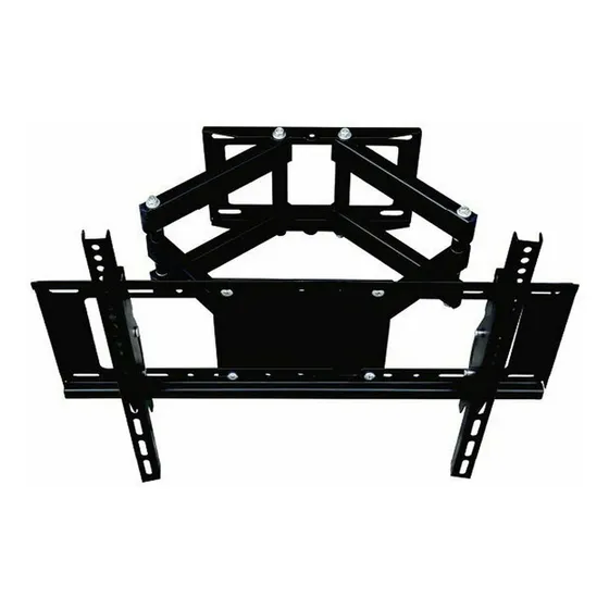 Soporte de pared doble brazo para Tv o monitor led lcd 26 a 55" color negro Raitot