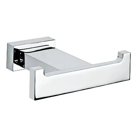 Gancho Doble Vertika Helvex 16106 Cromo Color Plateado