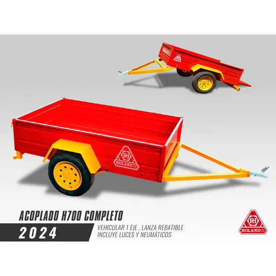 Acoplado/carro Vehicular Roland H700 Completo