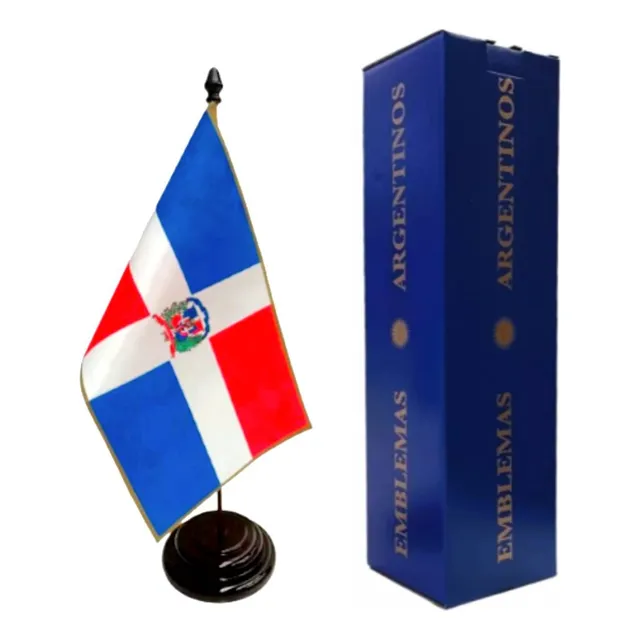 Bandera República Dominicana , Mástil De Escritorio 