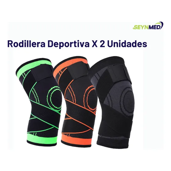 Rodillera Deportiva De Compresión Ajustable (2 Piezas)