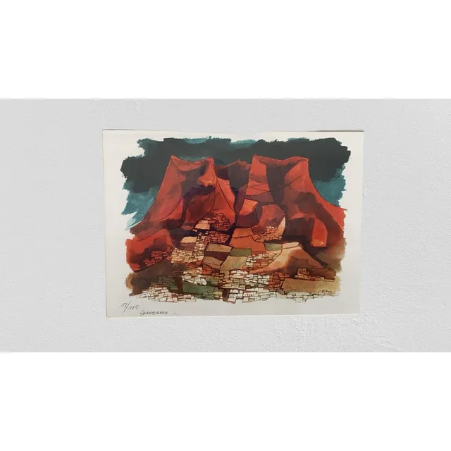 Litografia Grande De Oswaldo Guayasamin. Oferta 40% Desc.