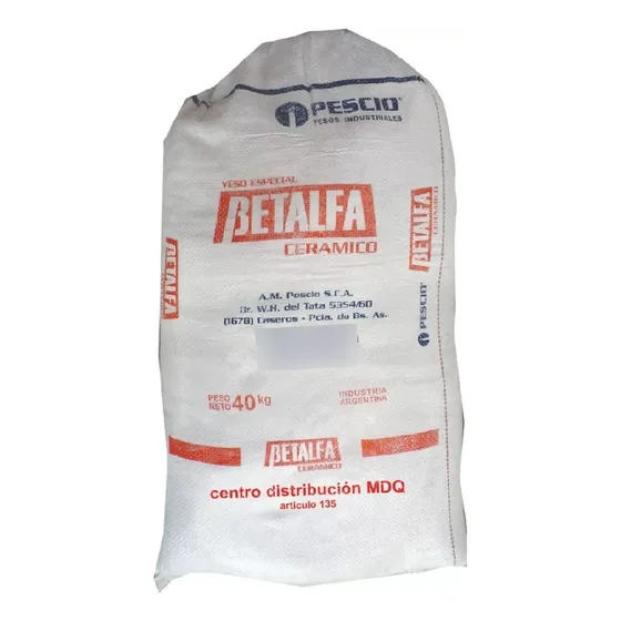 Yeso Betalfa Ceramico Bolsa 40 Kg. Pescio Entrega Mdp