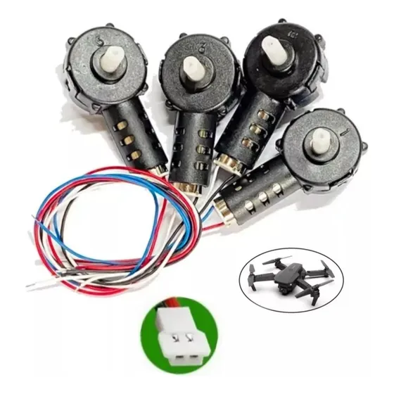 Kit 4 Motores Peças Reposição Drone E88 Pro Teng1 Brinquedo