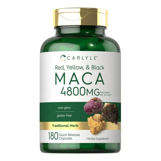 Cápsulas De Raíz De Maca Carlyle | 4800 Mg | 180 Unidades |