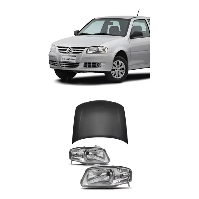 Juego Opticas Capot Vw Gol Power G4 2006 2007 2008 Al 2014