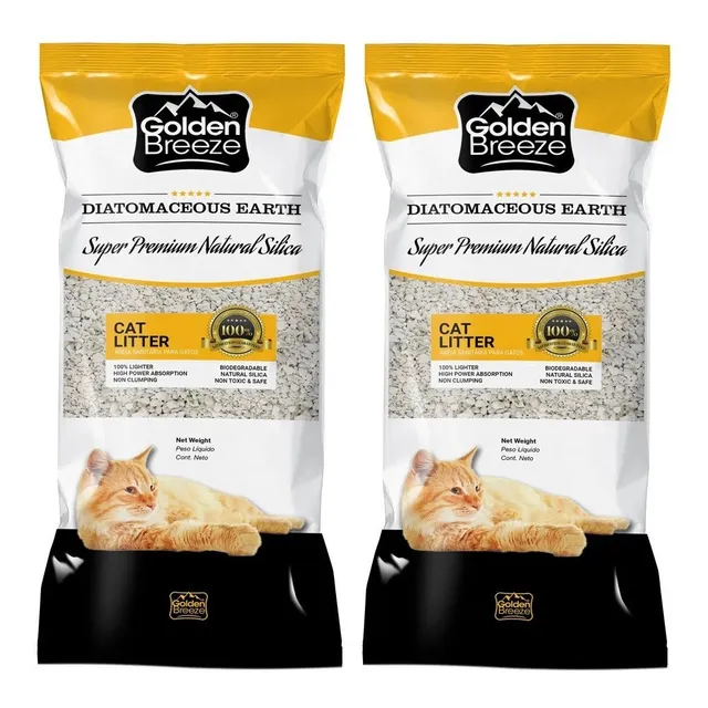 Piedras Sanitarias Gatos Golden Breeze 30kg Con Regalo 