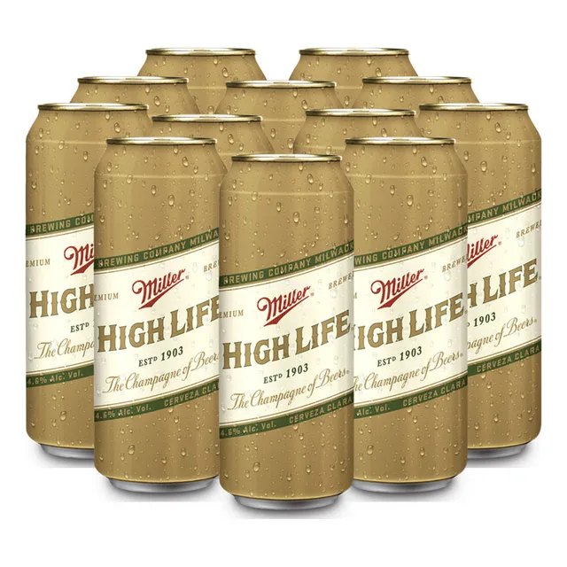 Cerveza Miller High Life 12 Latas De 710ml