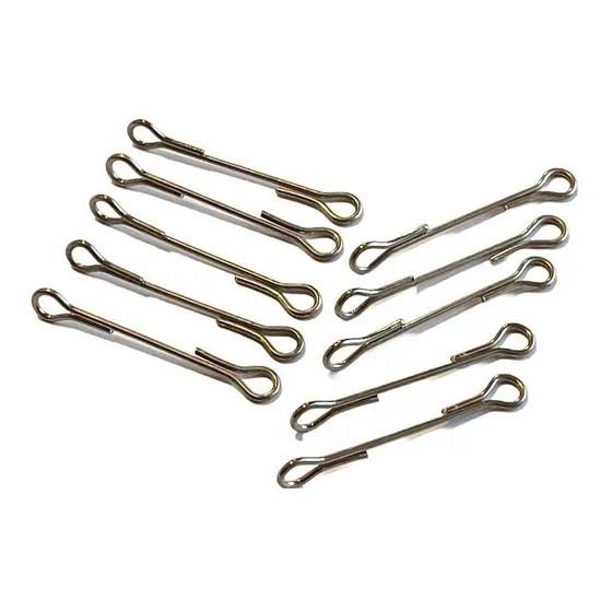 Conectores Shanks De Acero Inox Para Moscas Articuladas 35mm