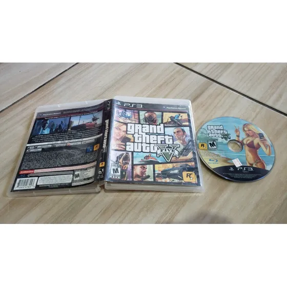 Grand Theft Auto V Gta 5 Sem O Manual Para O Ps3. H8