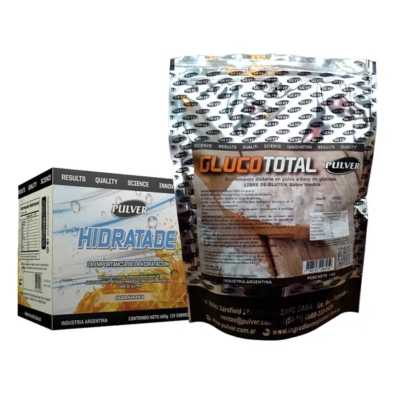 Hidratade Pulver 20 Sobres 30g Magnesio Potasio Glucototal1k