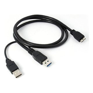 Un Cable Doble A Micro Usb B 3.0 Y Mueve El Cable De Disco D Un Cable Doble A Micro Usb B 3.0 Y Mueve El Cable De Disco D