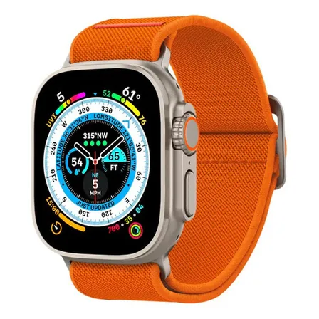 Correa / Pulsera Spigen Lite Fit Para Apple Watch 42 / 44 / 45 & Ultra 49mm - Color Naranja