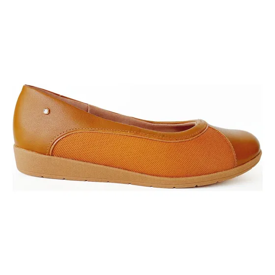 Sapato Baixo Usaflex Couro Macio Elastano Conforto Joanetes
