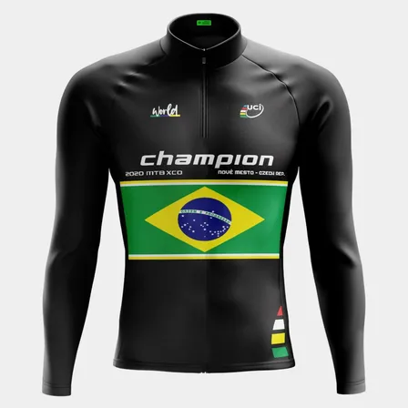 Camisa Ciclismo Manga Longa Masculina Proteção Uv Solar