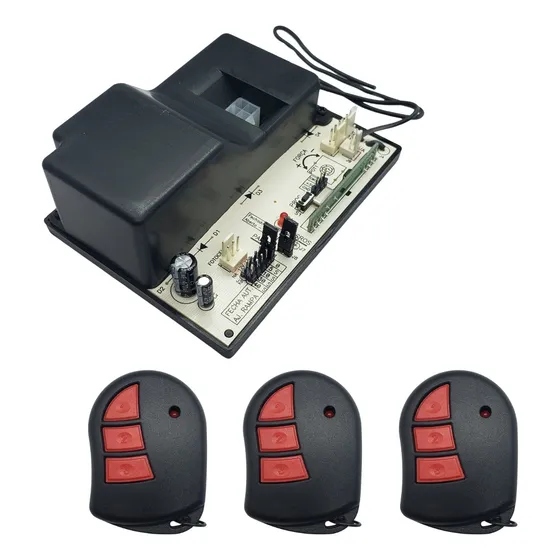 Placa Central Portão Eletrônico Qrm-ht10 433mhz + 3 Controle