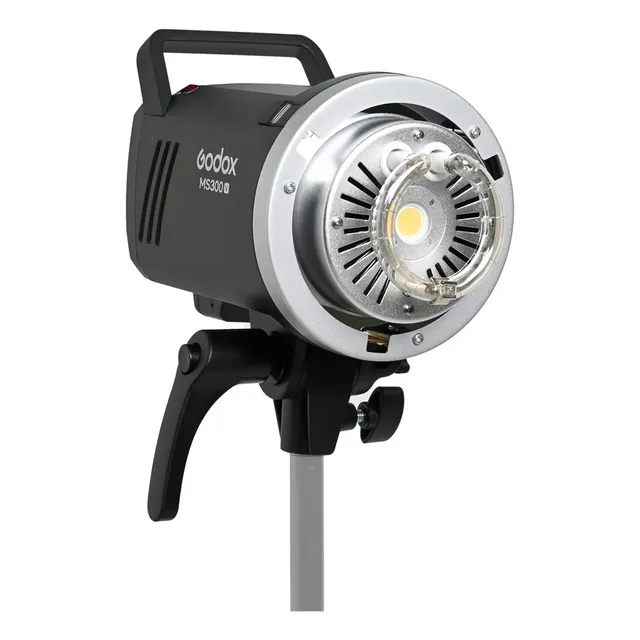 Flash De Estudio Godox Ms300v Con Luz De Modelado Led