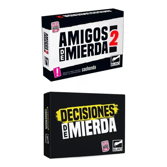 Combo Amigos De Mierda 2 + Decisiones De Mierda