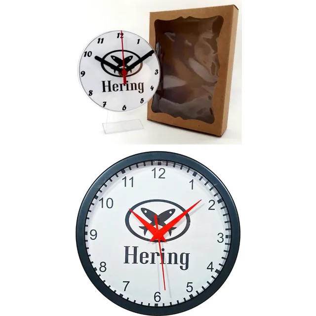 Kit Relógios De Parede + De Mesa Personalizados C/ Foto Logo