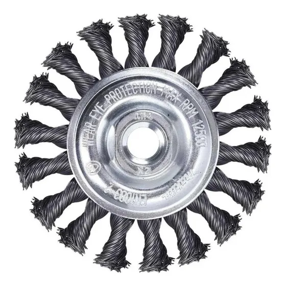Cepillo circular de acero para amoladora Makita 4.1/2 7 y 9