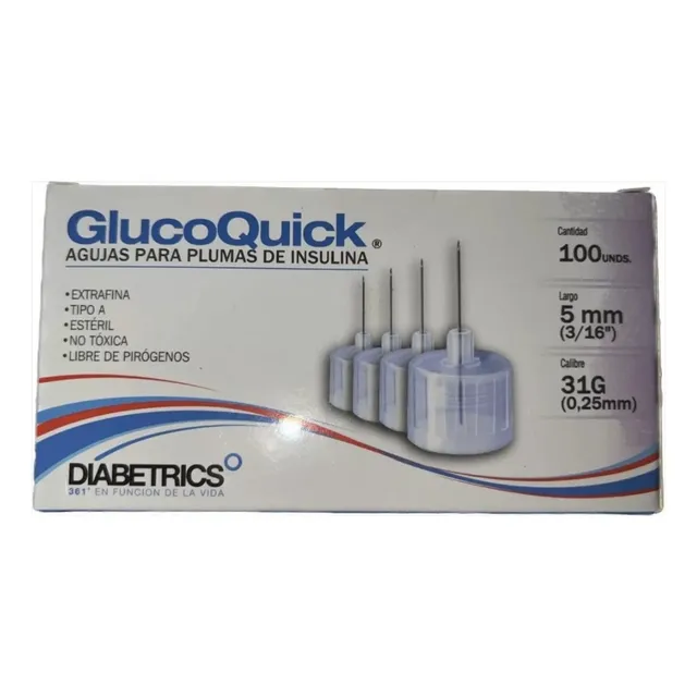 Agujas Para Pent De Insulina 5mm