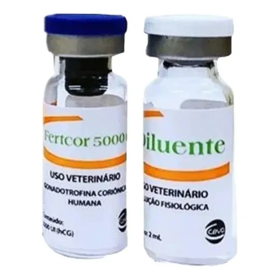 Fertcor Hcg 5000ui - 1 Ampola Liofilizado E 1 Diluente
