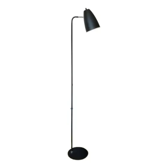 Lámpara De Pie Living Esquinero Led Moderna Metal 160 Cm