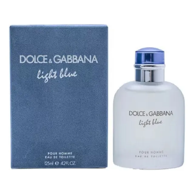 Dolce Y Gabbana Light Blue For Men Eau De Toilette 125ml