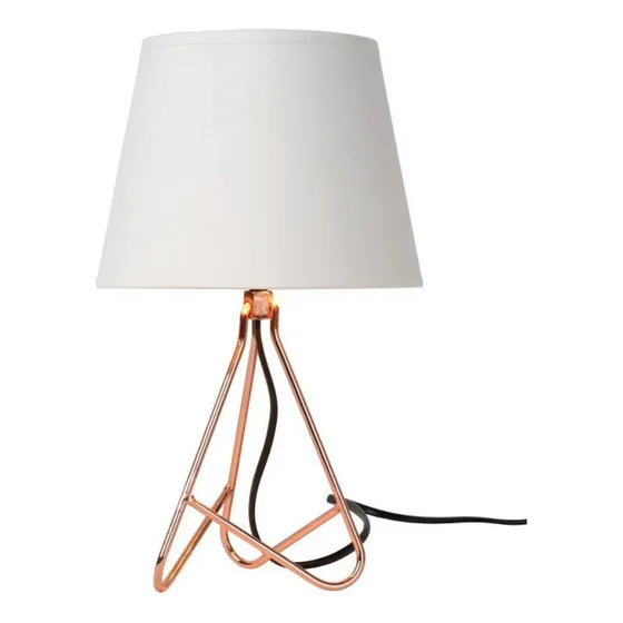 Lampara De Mesa Gitta Cobre 1xe14