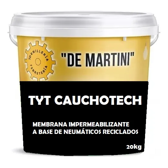 Membrana Liquida Base Neumáticos Reciclados Cauchotech 20kg