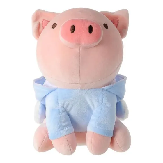 Cerdito Ultrasuave Cerdo Con Sudadera De Koala 27cm Miniso