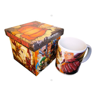 One Punch Man, Taza Caja De Madera, Game Over One Punch Man, Taza Caja De Madera, Game Over