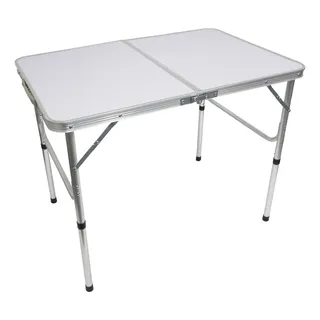 Mesa De Camping Praia DobrĂĄvel 90x60 Em AlumĂnio E Vira Maleta Iwmcd-9060 Branco Mesa De Camping Praia DobrĂĄvel 90x60 Em AlumĂnio E Vira Maleta Iwmcd-9060 Branco
