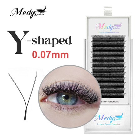 Extensión De Pestañas Yy Lashes En Forma De Y Volume Premium Extensión De Pestañas Yy Lashes En Forma De Y Volume Premium