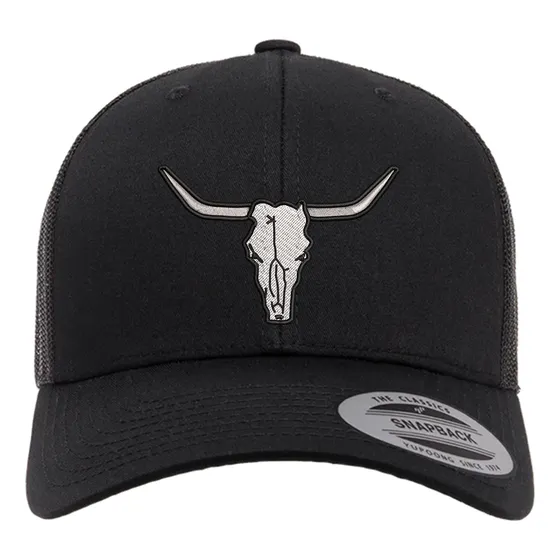 Gorra Vaquera Toro Skull Flexfit 6606 Yupoong Classics