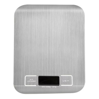 Bx Báscula De Cocina Digital, Pantalla Lcd, Acero Bx Báscula De Cocina Digital, Pantalla Lcd, Acero