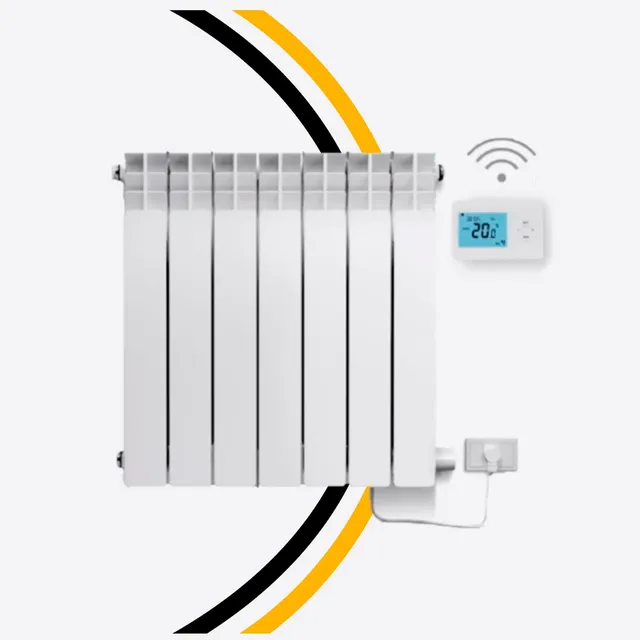 Calefactor Eléctrico Radiador 1000w 7 Elementos Color Blanco