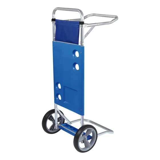 Carrito Mesa Plegable Mor 2495 Porta Sillas Aluminio Color Azul